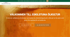 Desktop Screenshot of eskilstunaolkultur.se